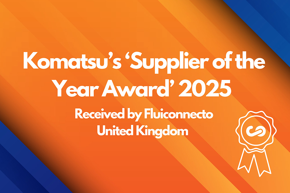 Fluiconnecto United Kingdom Receives ‘Supplier of the Year 2025’ Award from Komatsu